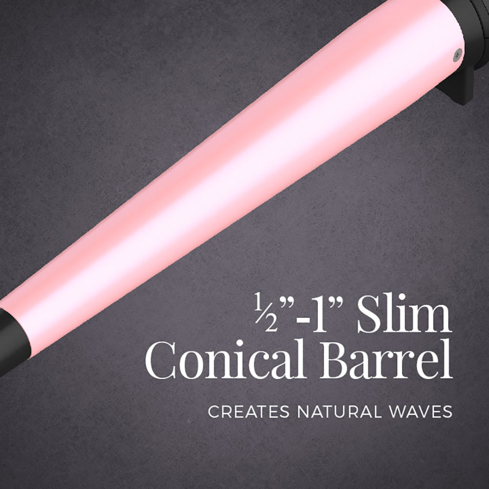 Pink remington deals curling wand